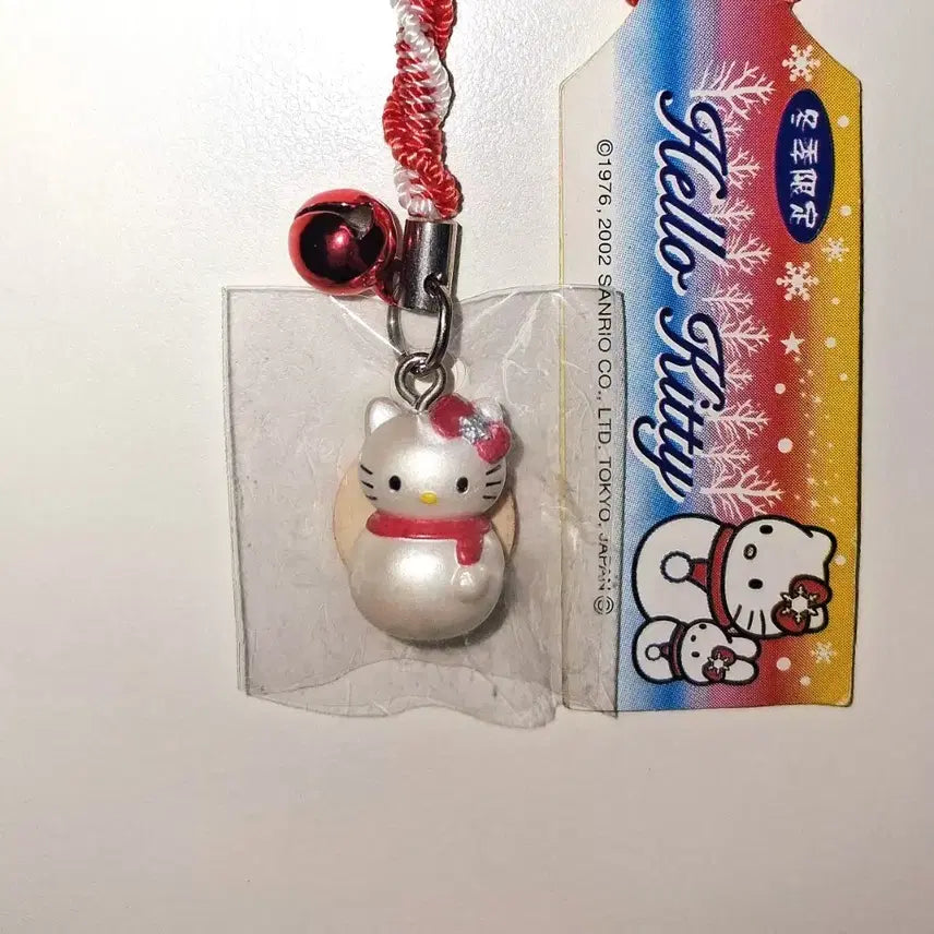 [BUNJANG] Snowman Kitty Strap Charm / 눈사람키티스트랩