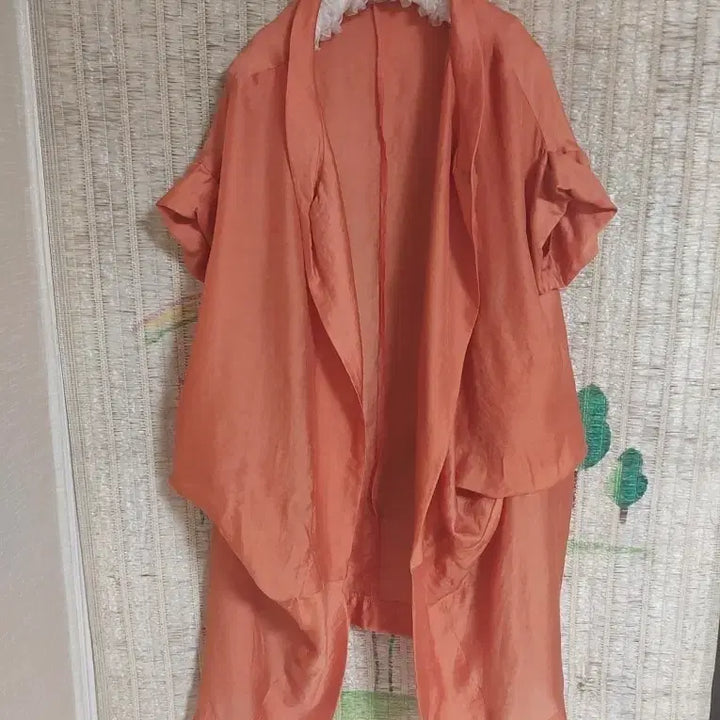 [BUNJANG] Orange Linen Shirt / 오렌지 색상 셔츠