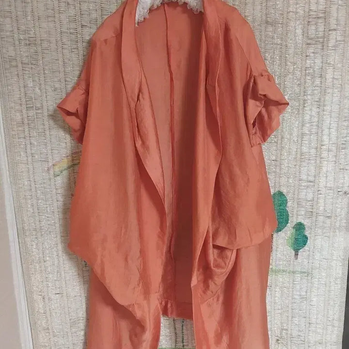 [BUNJANG] Orange Linen Shirt / 오렌지 색상 셔츠