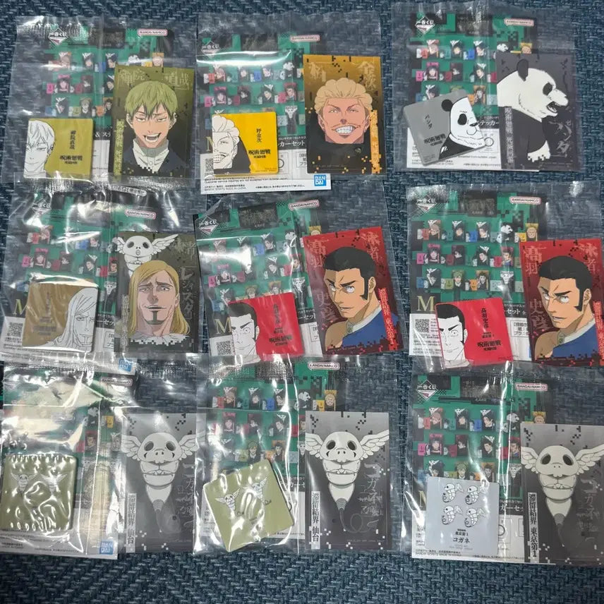 [BUNJANG] Jujutsu Kaisen Death Game Bundle Set / 주술회전 사멸회유 m상 9개 일괄