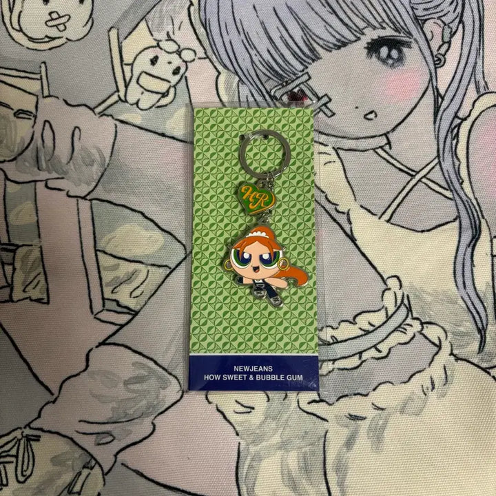 [BUNJANG] NewJeans Powerpuff Girls 2 Haerin Keyring / 뉴진스 파워퍼프걸 2 해린 키링