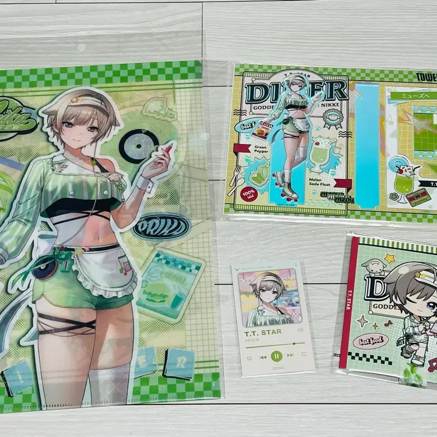 [BUNJANG] Niki Freya Japan Tower Records Limited T.T. STAR Goods Set / 니케 프리카 일본 타워레코드 한정 T.T. STAR 굿즈 세트 판매합니다