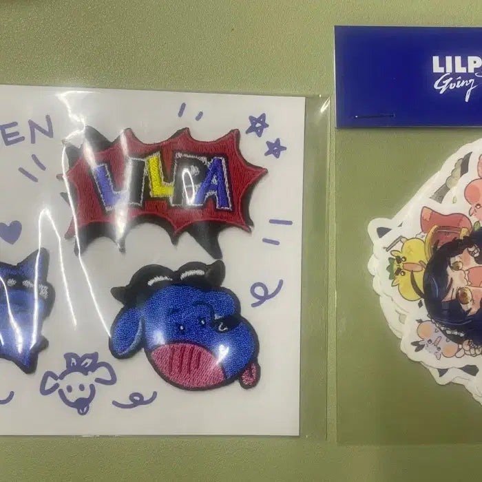 [BUNJANG] Lilpa Concert Wappen / Sticker Set (Sealed) / 릴파 단독 콘서트 MD 와펜 / 스티커 미개봉