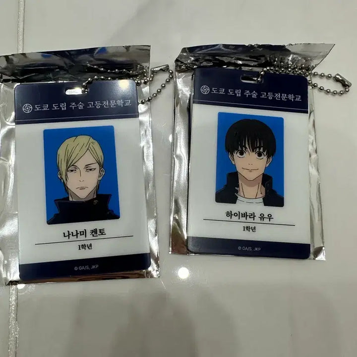 [BUNJANG] Jujutsu Kaisen Pop-up ID Keychain Nanami Haibara Kaigyakka Gekketsuya Student ID / 주술회전 팝업 ID 키링 ak플라자 회옥옥절 나나미 하이바라 학생증