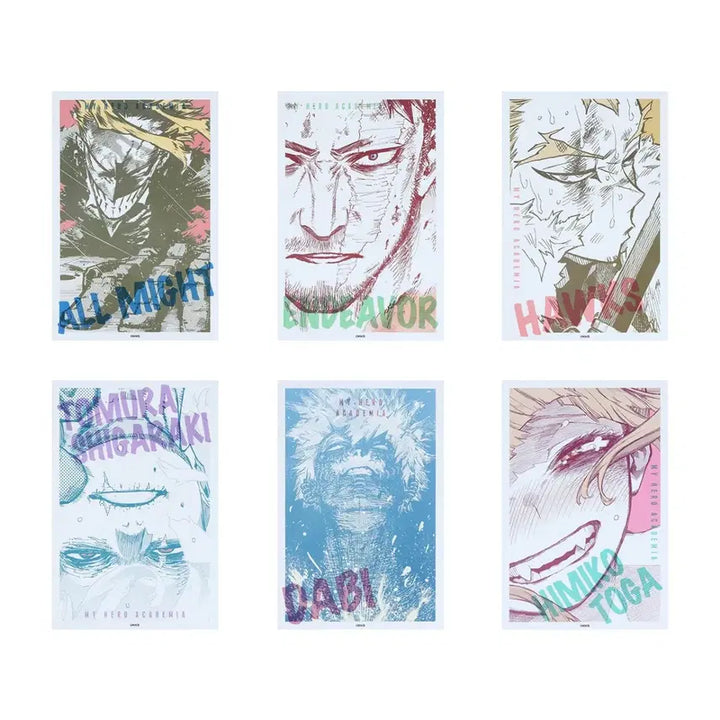 [BUNJANG] My Hero Academia Art Exhibition Original Scene Card Collection Bundle Set (5 Types) / 나히아 히로아카 원화전 원씬 카드 콜렉션 일괄 5종 판매