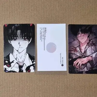 [BUNJANG] RyujaeGwan Name Card &amp; KimsolEum Photocard Bundle Set / 괴담출근 류재관 명함 및 김솔음 포카 일괄