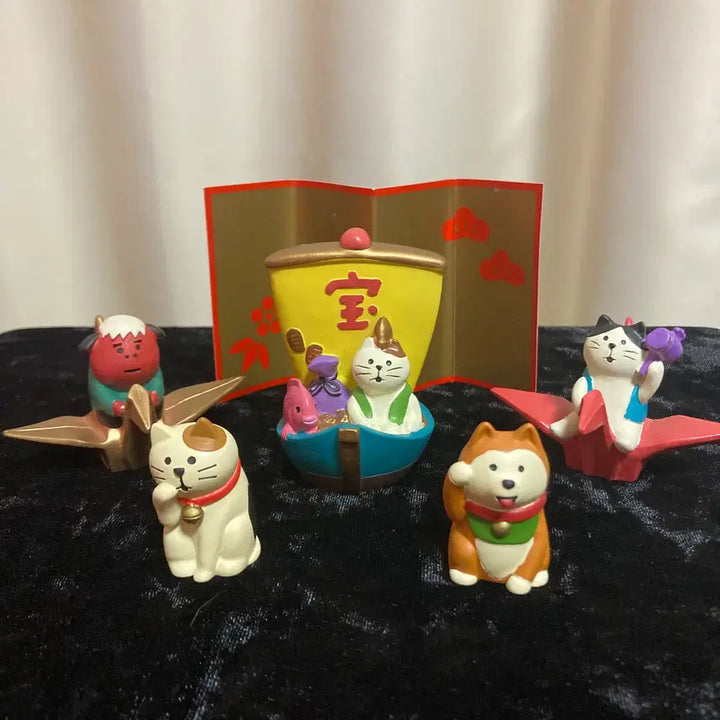 [BUNJANG] De collection concombre New Year Treasure Ship Set (6 pcs) / 데꼴 concombre 신년:보물선 세트