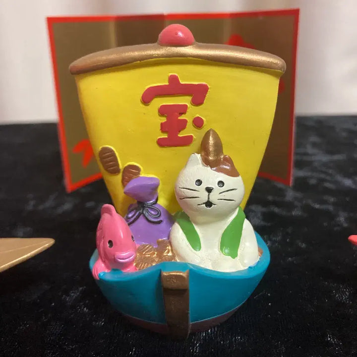 [BUNJANG] De collection concombre New Year Treasure Ship Set (6 pcs) / 데꼴 concombre 신년:보물선 세트
