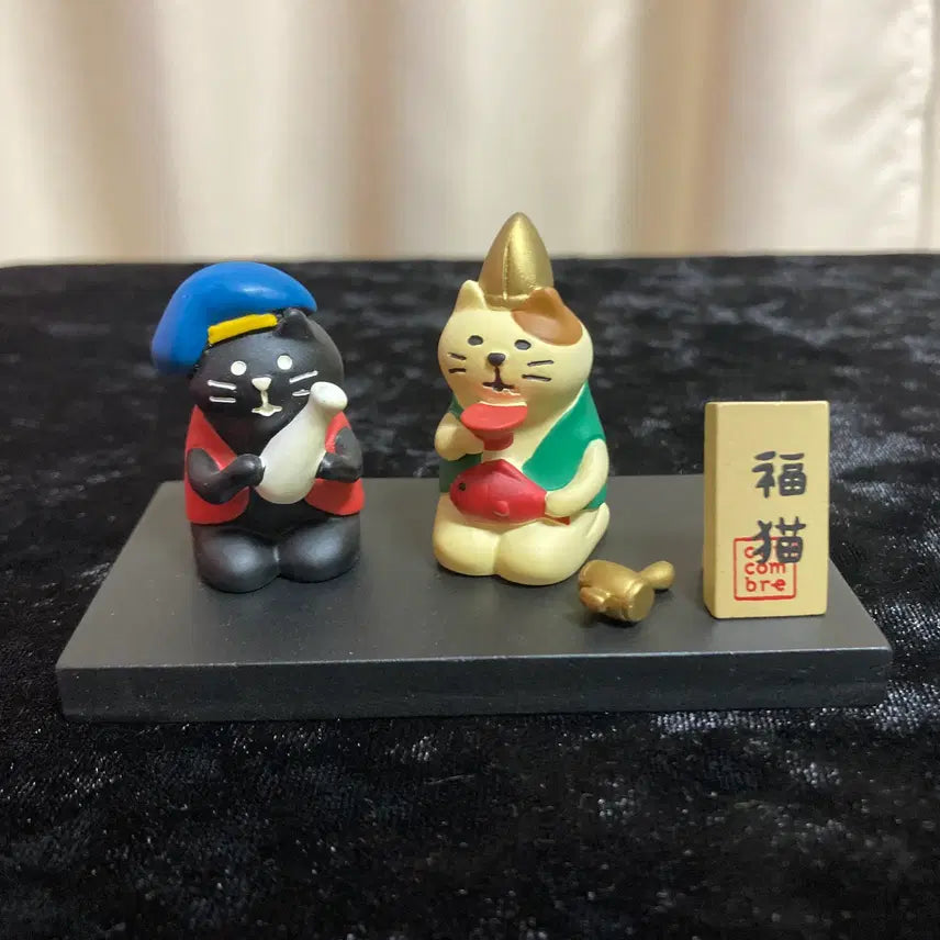 [BUNJANG] De-colle concombre New Year Cat Set / 데꼴 concombre 신년:술고양이 세트