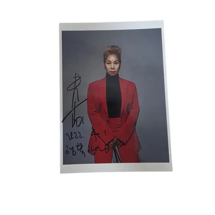 [BUNJANG] Insooni Signed Photograph / 인순이 싸인 사진