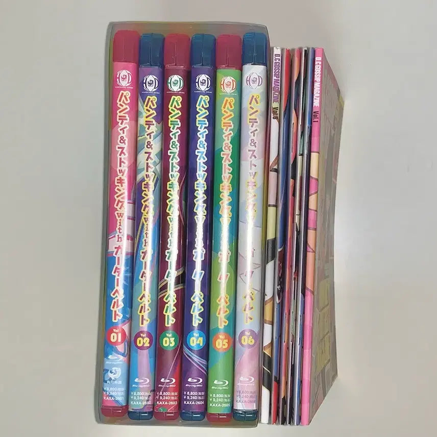 [BUNJANG] Panty &amp; Stocking with Garterbelt Blu-ray Magazine Sticker Full Set / 팬스가 블루레이 매거진 스티커 풀세트 dvd 팬티&amp;스타킹with가터벨트
