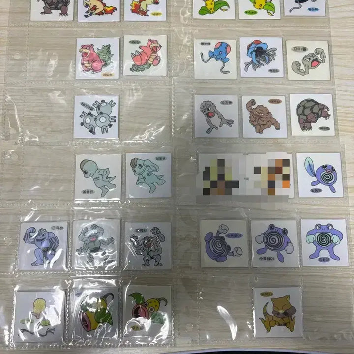 [BUNJANG] Pokemon Old Version Sticker (Unpeeled) / 판매)포켓몬스터 구버전 띠부씰 안뗀씰 200종