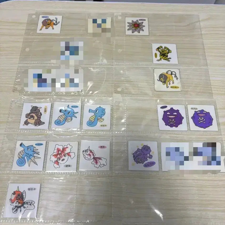 [BUNJANG] Pokemon Old Version Sticker (Unpeeled) / 판매)포켓몬스터 구버전 띠부씰 안뗀씰 200종