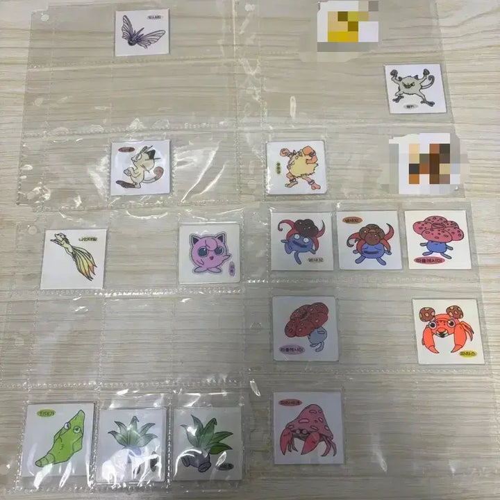 [BUNJANG] Pokemon Old Version Sticker (Unpeeled) / 판매)포켓몬스터 구버전 띠부씰 안뗀씰 200종