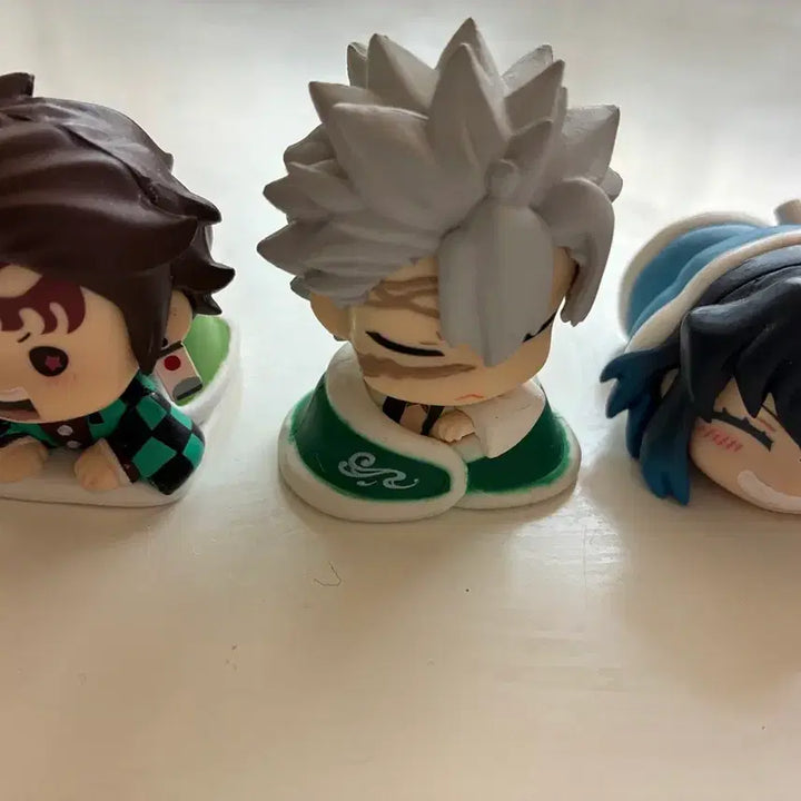 [BUNJANG] Demon Slayer Gacha Figures - Sanemi, Tanjiro, Inosuke Bundle Set / 귀멸의 칼날 가챠 피규어 사네미 탄지로 이노스케