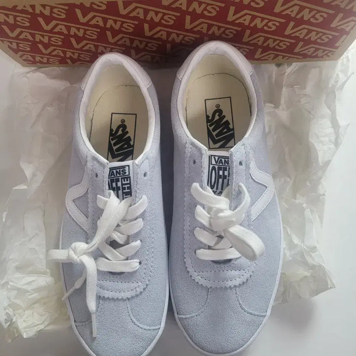 [BUNJANG] Vans Light Blue Sneakers / 반스 운동화 라이트 블루