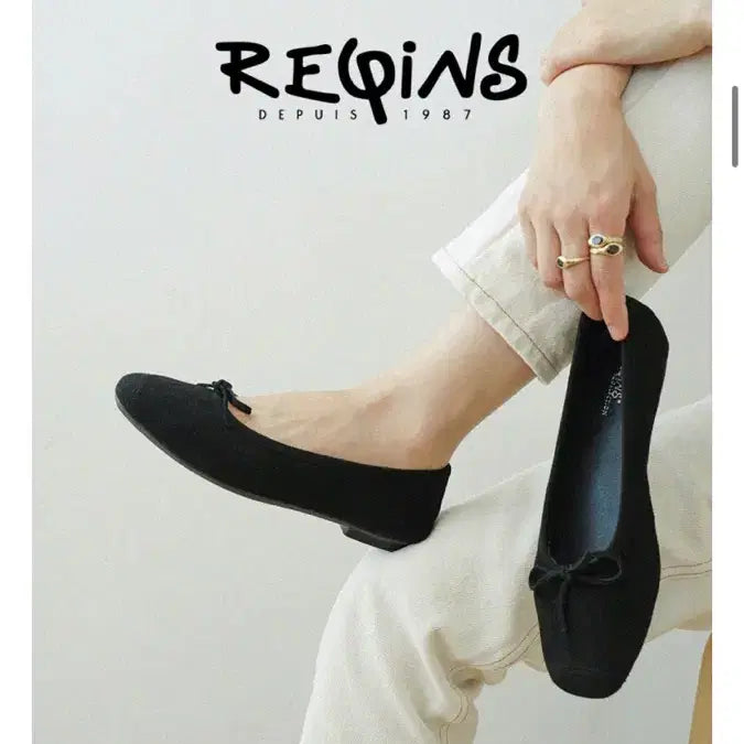 [BUNJANG] Harmony Noir Suede Black 38 / 흐꺙 하모니 느와르 스웨이드 블랙 38