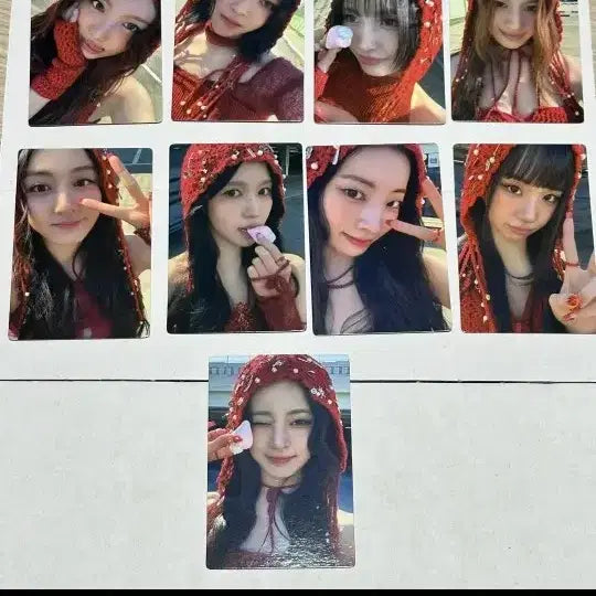 [BUNJANG] TWICE This is for you Concert Photocard Set (Red &amp; Blue) / 트와이스 TWICE This is for you 콘서트  포카 레드핏