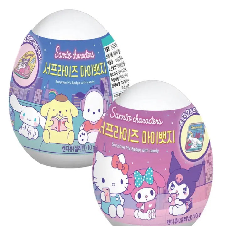 [BUNJANG] Sanrio Characters Surprise My Badge Kiki Lala / 산리오 캐릭터 서프라이즈 마이뱃지 키키라라
