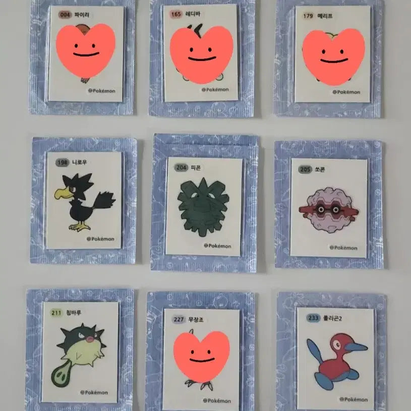 [BUNJANG] Pokemon Stickers / 포켓몬 띠부씰
