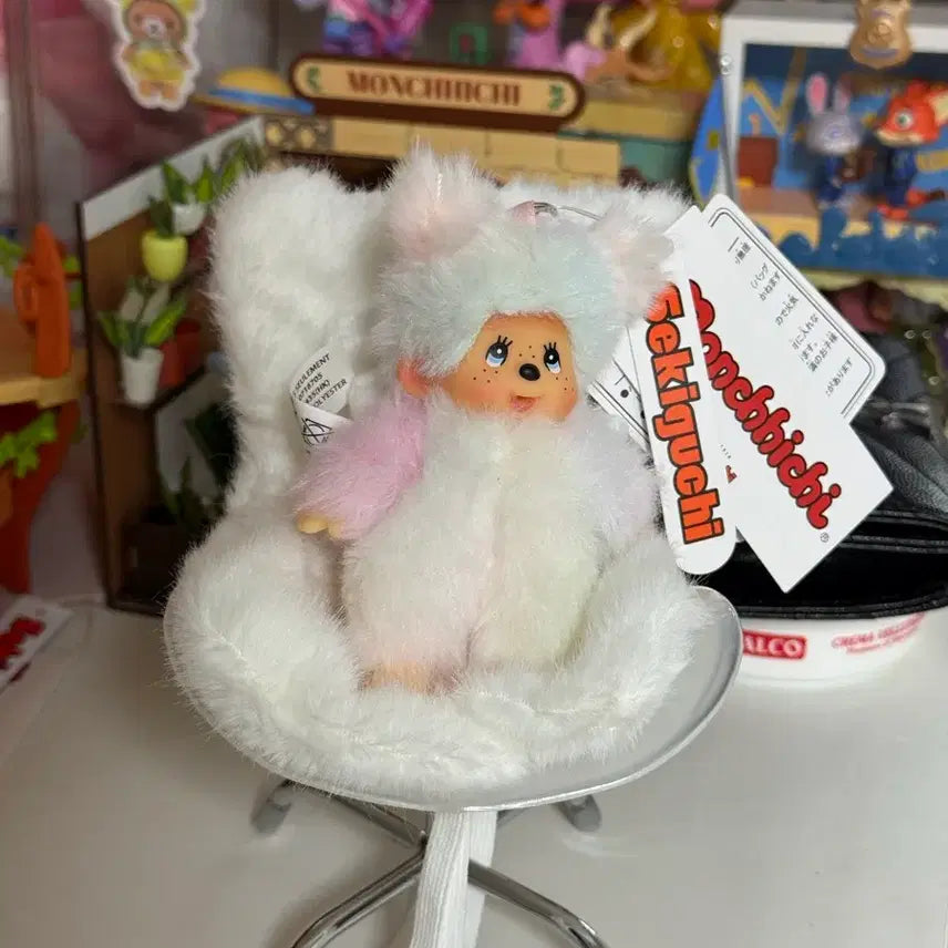 [BUNJANG] Tie-Dye Monchhichi Plush Toy / 타이다이 몬치치