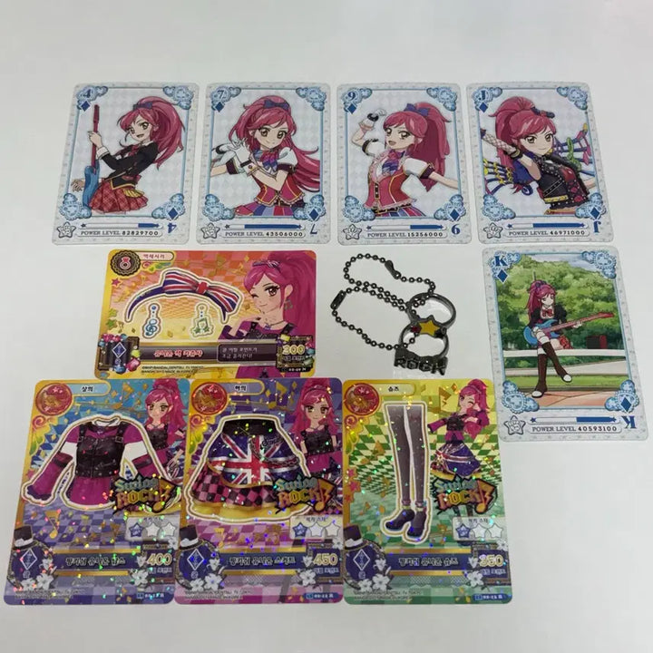 [BUNJANG] Aikatsu! Serara &amp; Seira Classic Trump Card Ring Charm Bundle Set / 아이엠스타 세라 세이라 고전 트럼프 카드 반지 챰 일괄 아이카츠