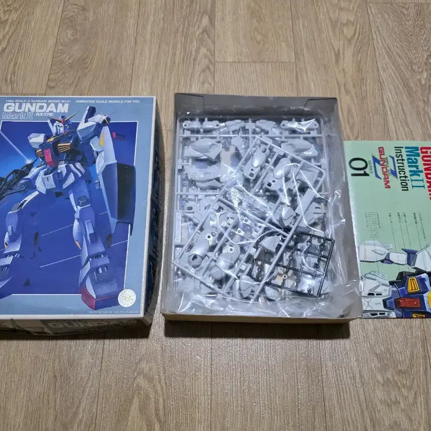 [BUNJANG] Bandai 1/144 Gundam Mk-II Z Gundam Series (Old Edition) Plastic Model Kit / 고전프라 반다이 1/144 건담 Mk-II Z건담 시리즈 (구판)