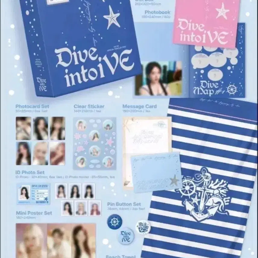 [BUNJANG] IVE DIVE 4th Gen Kit Full Set (Excluding Membership Card) / 아이브 다이브 4기 키트