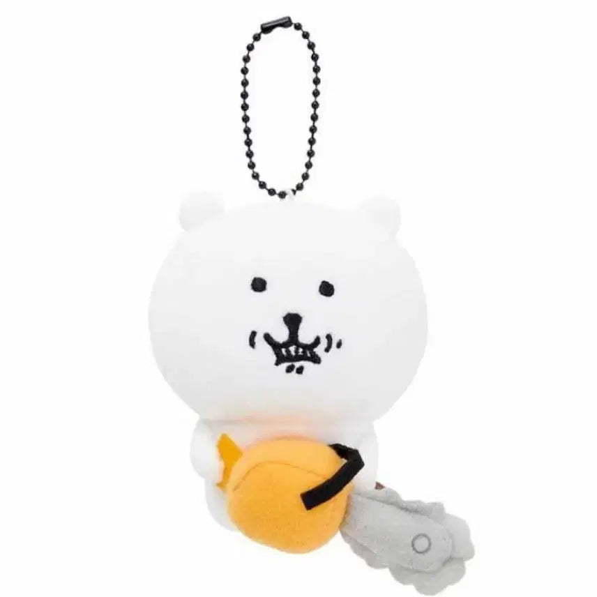 [BUNJANG] Chainsaw Man Joke Bear "Topdamgom" Plush Keychain / 체인소 농담곰 톱담곰 인형 키링