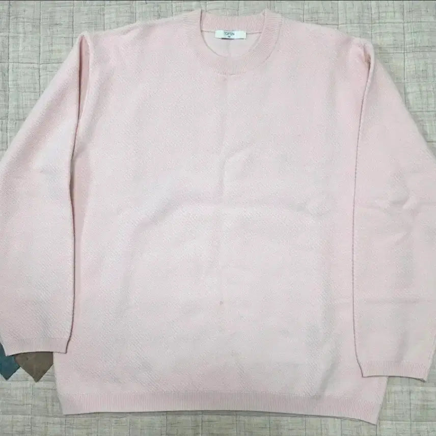 [BUNJANG] TOPTEN Soft Touch Slanted Knit 2-Piece Bundle Set / 탑텐 소프트터치 사선 니트 2벌 일괄