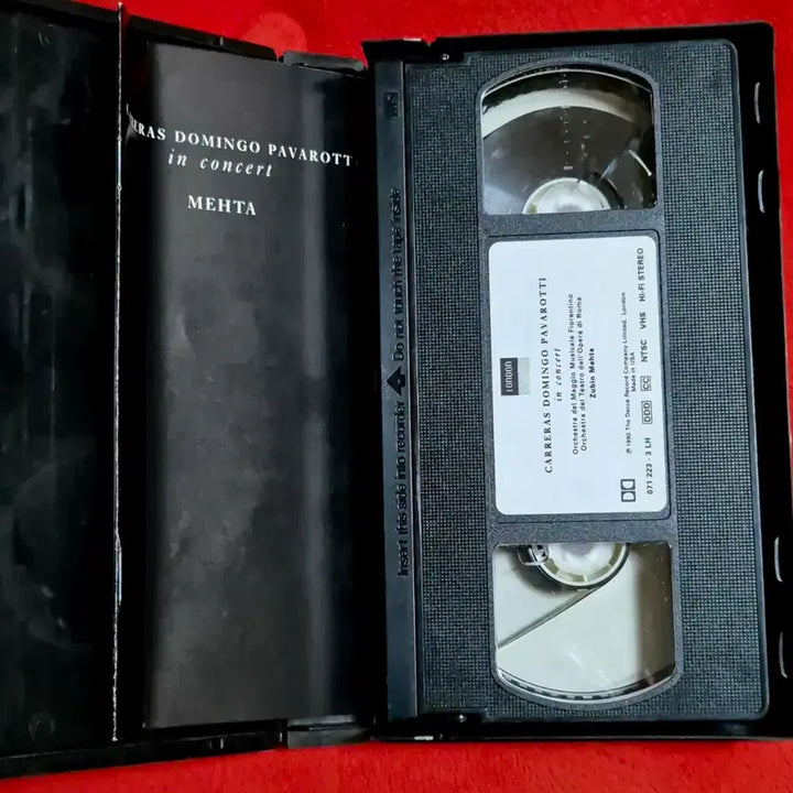 [BUNJANG] Carreras Domingo Pavarotti In Concert VHS / 카레라스 도밍고 파바로티 인 콘서트 VHS