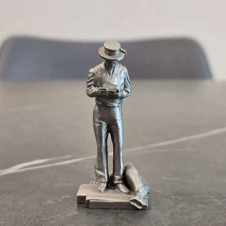 [BUNJANG] Franklin Mint 1981 "Back on Land" Pewter Figurine with Manual / 1981 미국 Franklin Mint 주석 피규어 (설명서 포함)