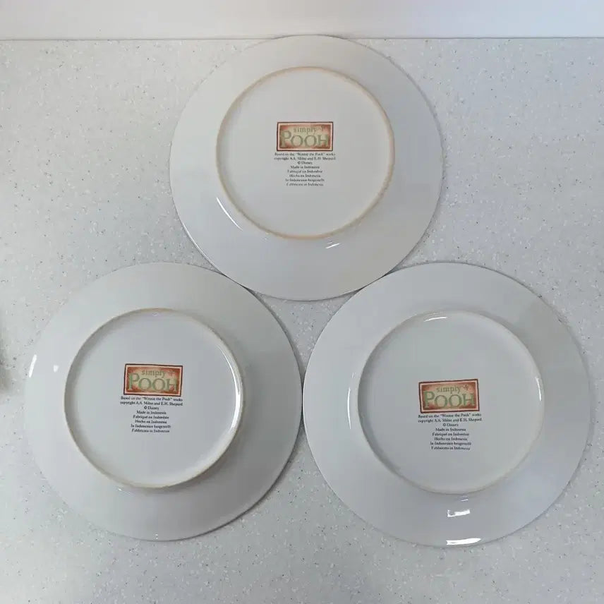 [BUNJANG] Disney Winnie the Pooh Plate Set (3 Types) / 곰돌이 푸 접시 세트