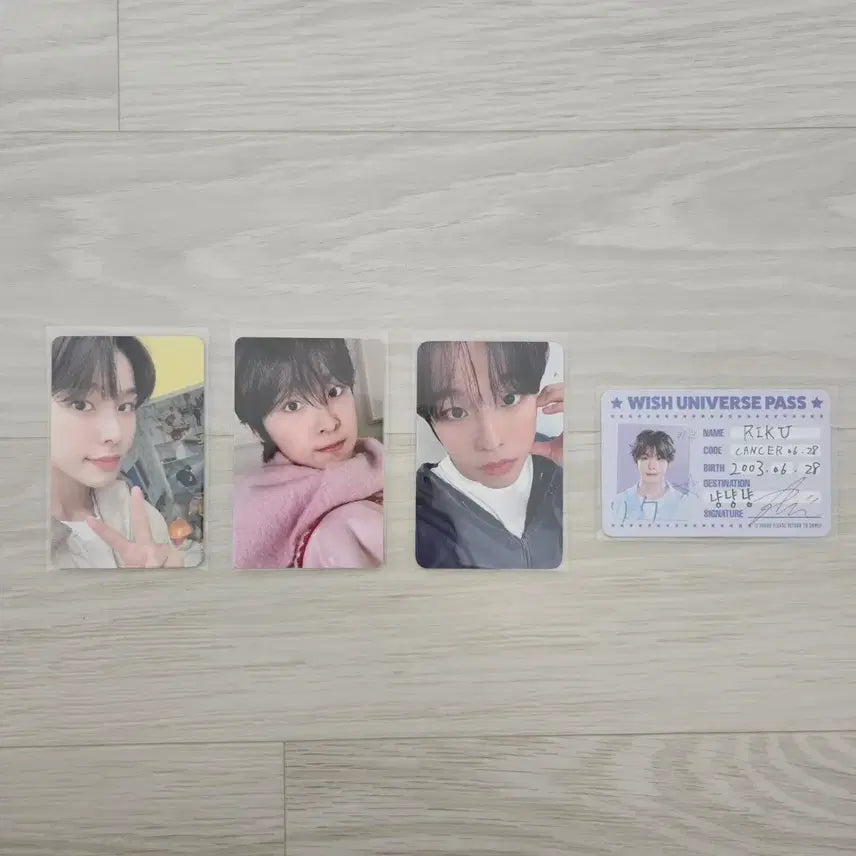 [BUNJANG] NCT WISH Riku Bundle Set Photocard / 엔시티위시 위시 리쿠 포카 일괄 판매 양도