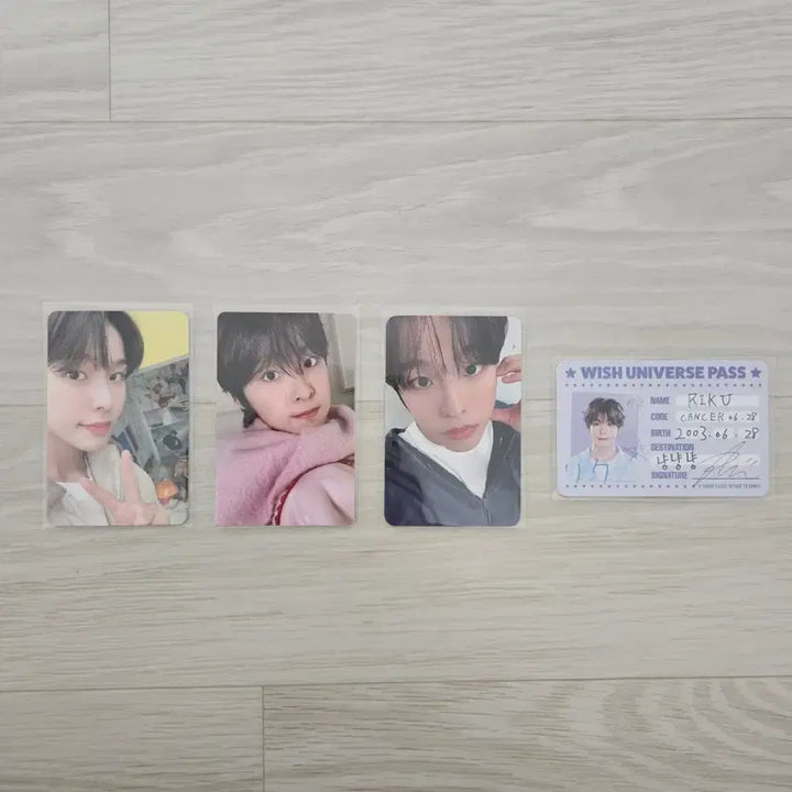 [BUNJANG] NCT WISH Riku Bundle Set Photocard / 엔시티위시 위시 리쿠 포카 일괄 판매 양도
