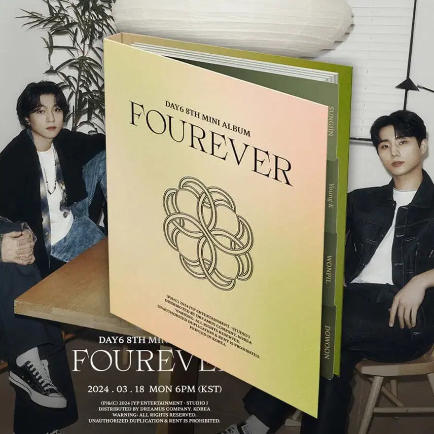 [BUNJANG] Day6 Forever Album Signed / 데이식스 친필싸인 포에버 앨범
