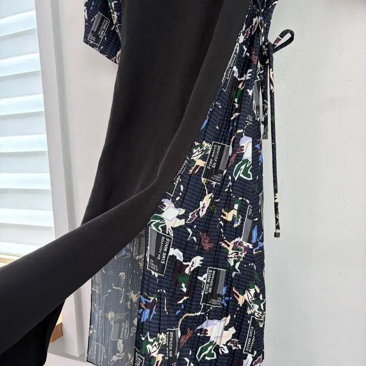[BUNJANG] Pattern Mix Long Dress / 시스템 패턴 믹스 롱원피스