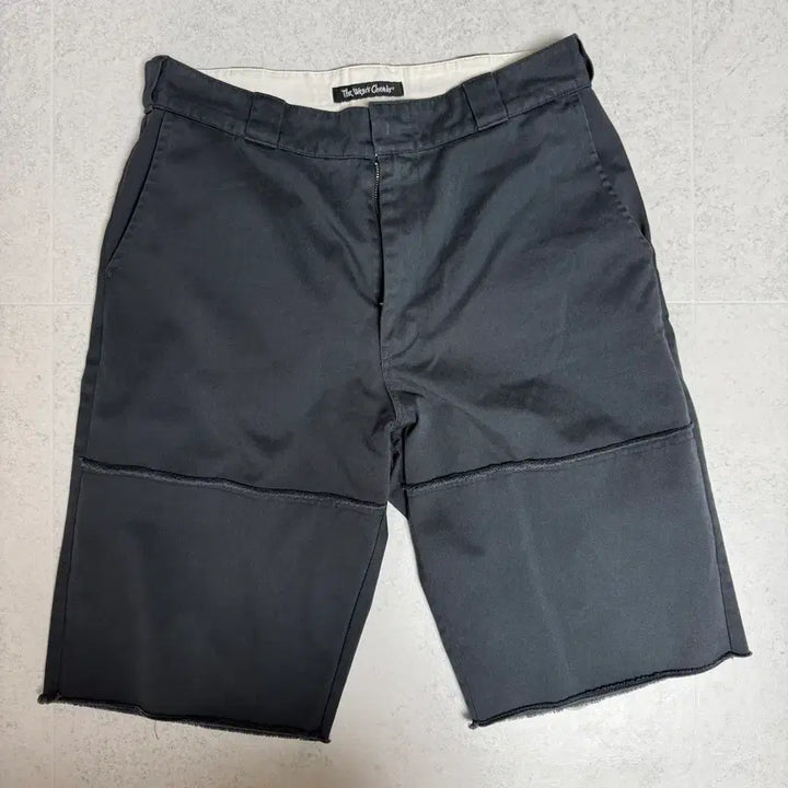 [BUNJANG] Wackoz Double Knee Shorts Navy / 뤡코즈 디컷 더블니 쇼츠 네이비 1