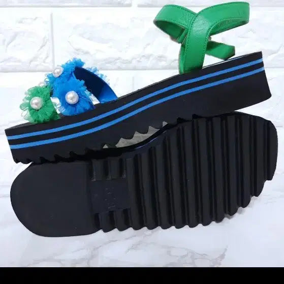 [BUNJANG] SUECOMMA BONNIE Frill Sandals / 슈콤마보니 프릴 샌달