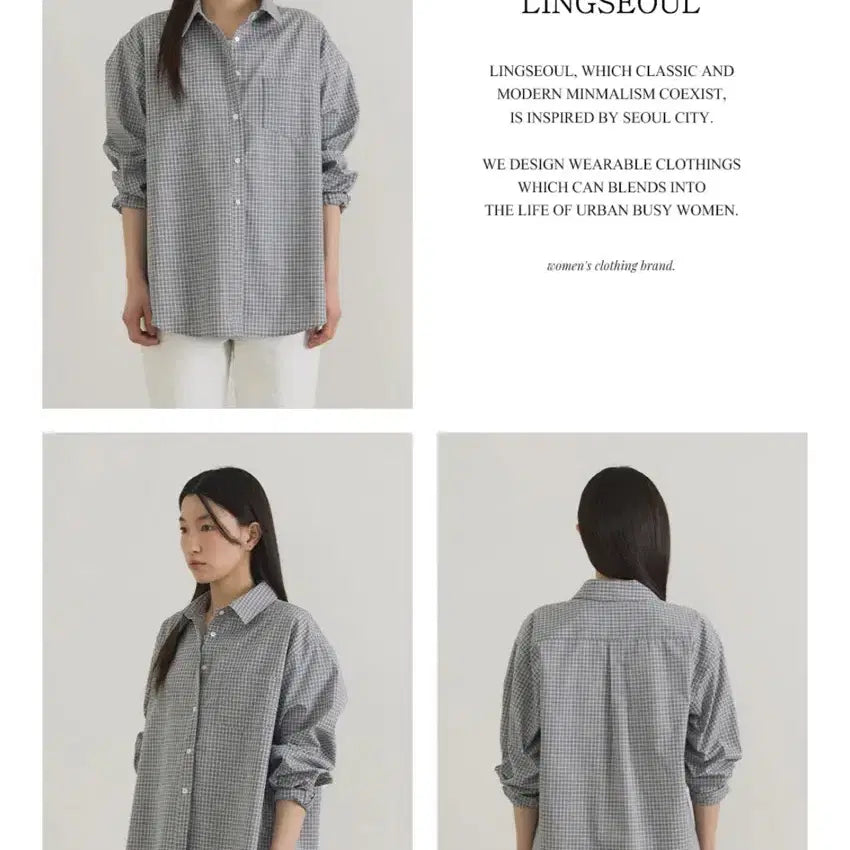 [BUNJANG] LINGSEOUL Classic Check Shirt / 링서울 LINGSEOUL 클래식 체크 셔츠