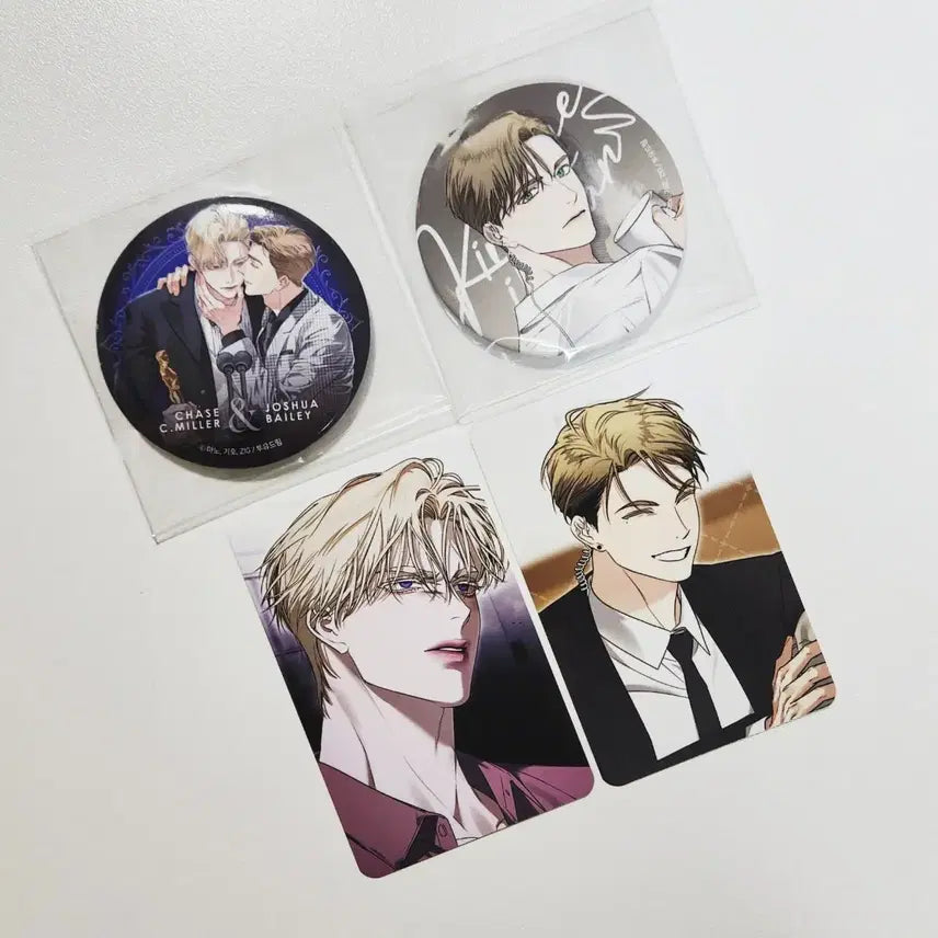 [BUNJANG] Kiss Me If You Can Bundle Set Can Badge &amp; Photocard / [일괄] 판타지트 키스미이프유캔 키이프 캔뱃지 포카 포토카드 양도