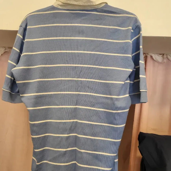 [SOLD OUT] 폴로 랄프로렌 스트라이프 반팔 카라티 블루