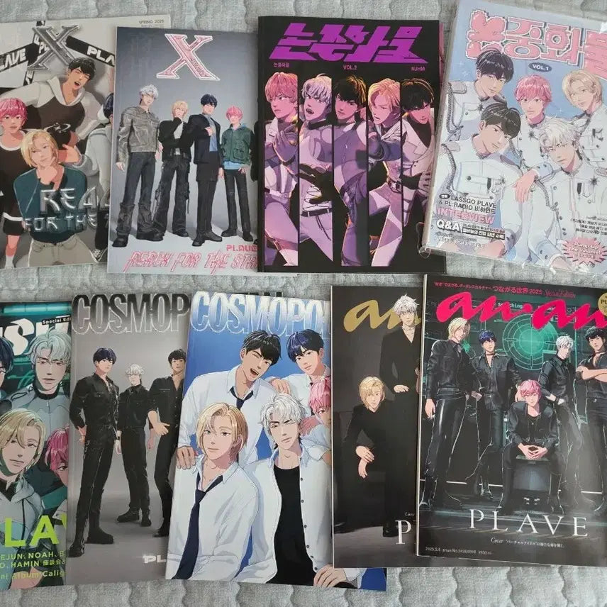 [BUNJANG] Plaive Magazine Bundle Set (Includes Non-Chinese Goods Vol. 1 &amp; 2) / 플레이브 잡지 논중화물 1,2 포함 일괄