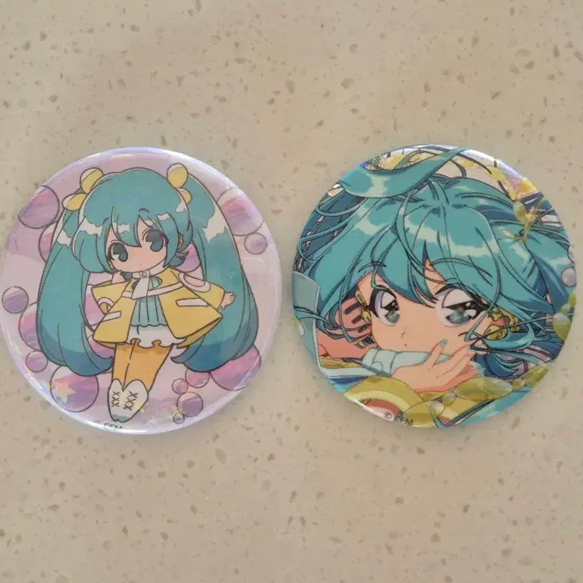[BUNJANG] Hatsune Miku Twilight Dreamer Vintage Style Can Badge (Official) / 하츠네 미쿠 Twilight Dreamer 고전풍 캔뱃지 (공식 상품)