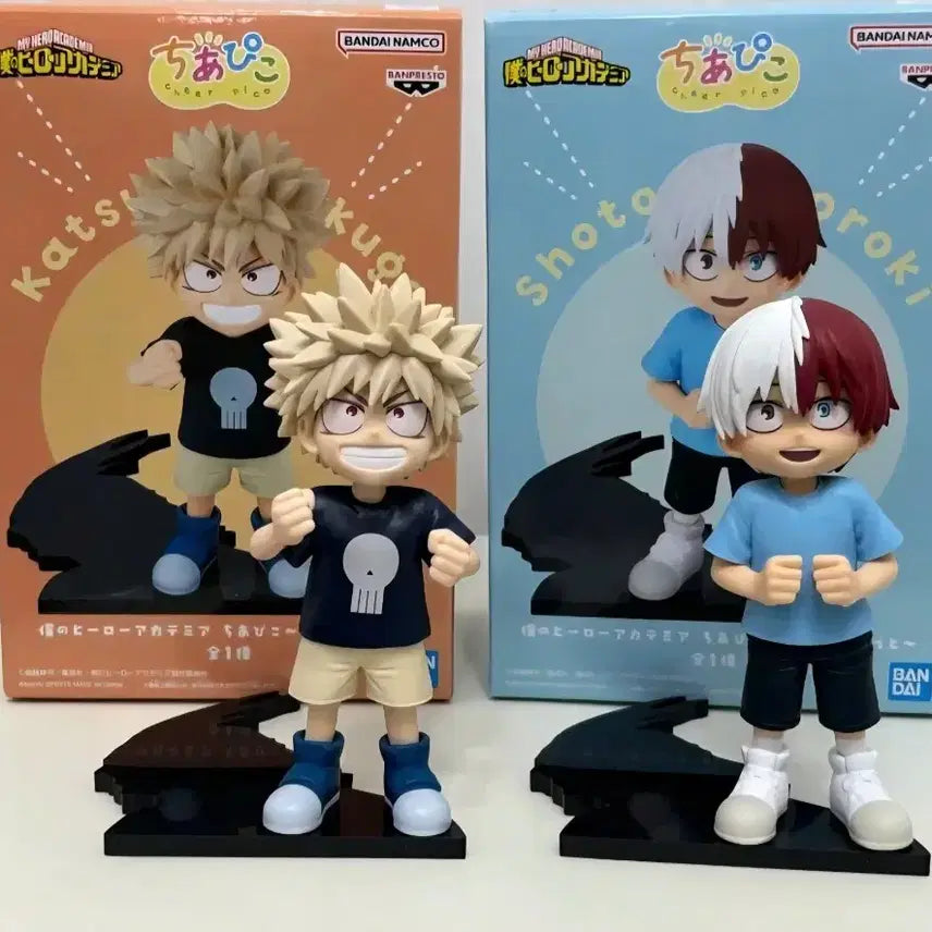 [BUNJANG] My Hero Academia Bakugo Todoroki ChiaPico Figure Bundle Set / 바쿠고 쇼토 치아피코 피규어 일괄 히로아카 나히아 카츠키 토도로키