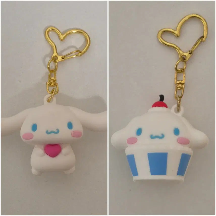 [BUNJANG] Sanrio Cinnamoroll Random Lovely Heart Dessert Keychain Gacha / 산리오 시나모롤 랜덤 러블리 하트 디저트 키링 가챠