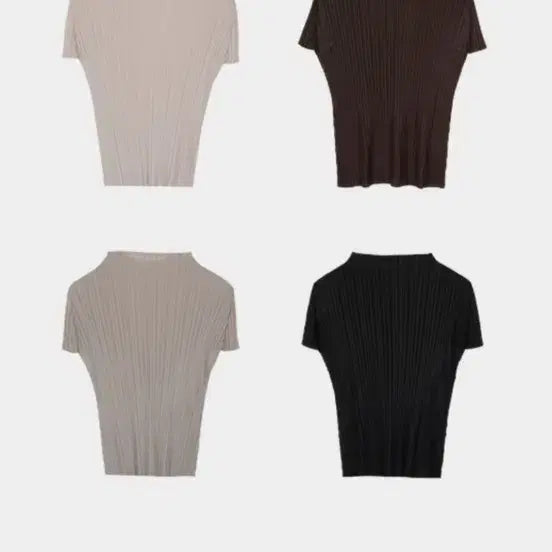 [BUNJANG] Myrim 409 Pleated High Blouse Brown / 마이림 409 플리츠 하이블라우스 브라운