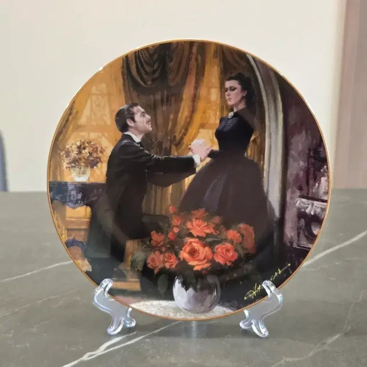 [BUNJANG] 1988 Gone With The Wind "The Proposal" Collector Plate / 1988 Gone With The Wind "The Proposal"접시