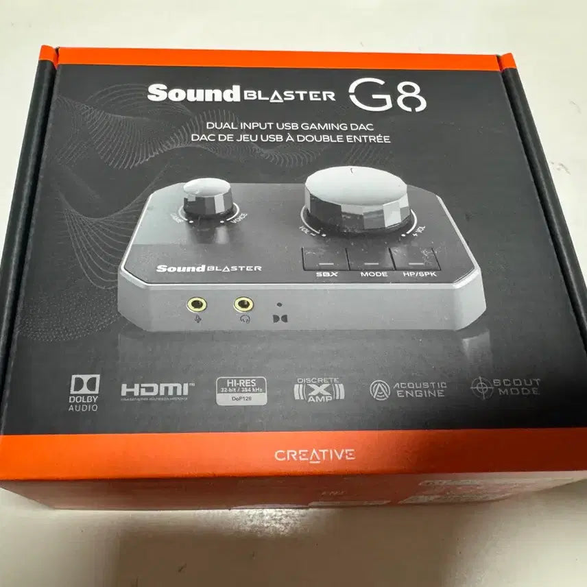 [SOLD OUT] 사운드 블라스터 G8 풀박스 (상태S급)