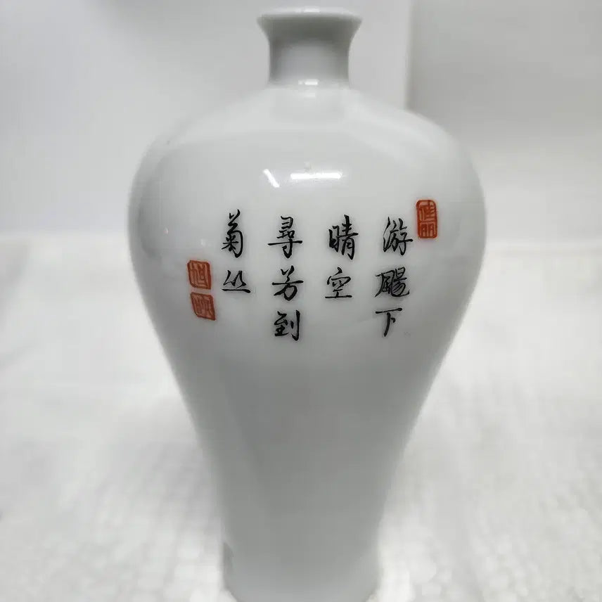 [BUNJANG] Chinese Ceramic Cherry Vase / 중국도자기 채색 앵두매병